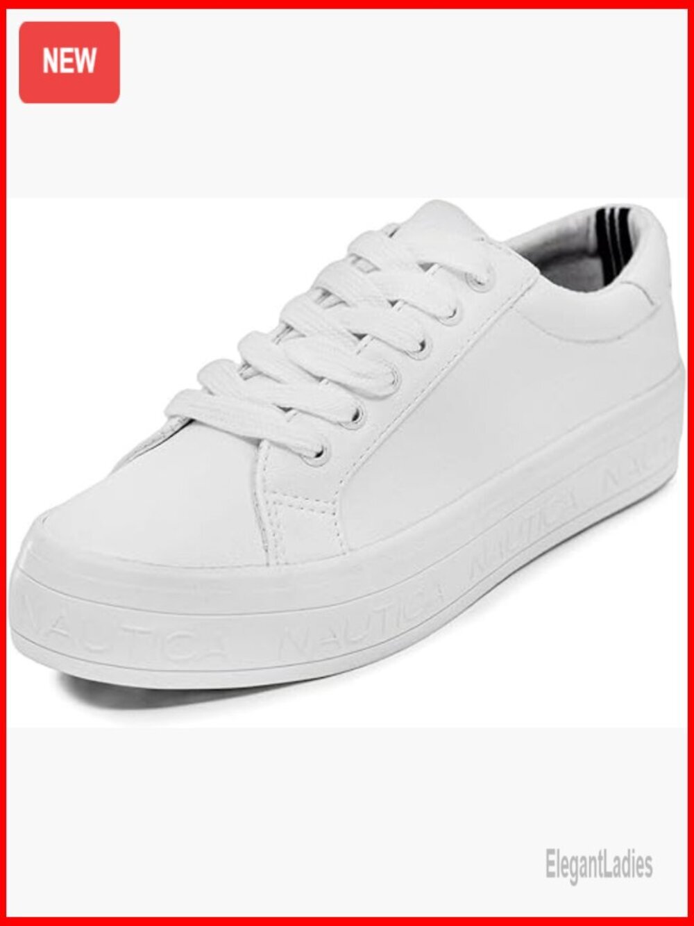 Lace-Up Platform Sneakers Low-Top Casual Walking Tennis Shoes
